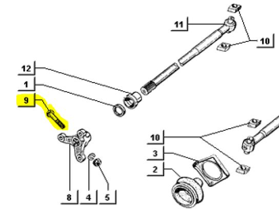 Schraube M10, Klemmschraube Antriebsstern TM,Car,P,MP,Poker,Classic