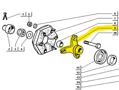 Antriebsstern Kreuzgelenk Radseite M10 TM,Car Diesel,MAX Diesel,Poker Antriebsstern Kreuzgelenk Radseite M10 TM,Car Diesel,MAX Diesel,Poker