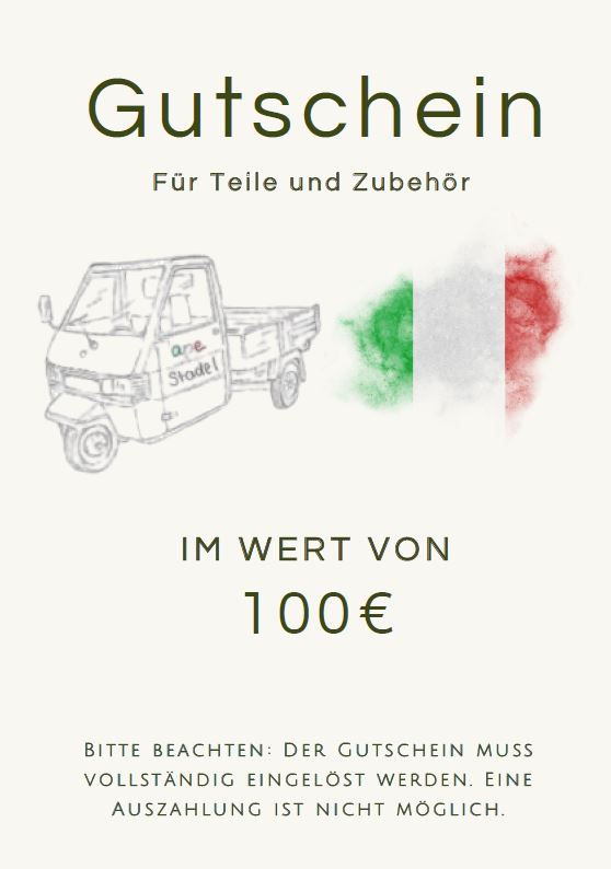 Gutschein Geschenkgutschein 100€