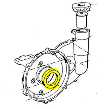 Kurbelwellen- Simmerring AC, LCS Diesel
