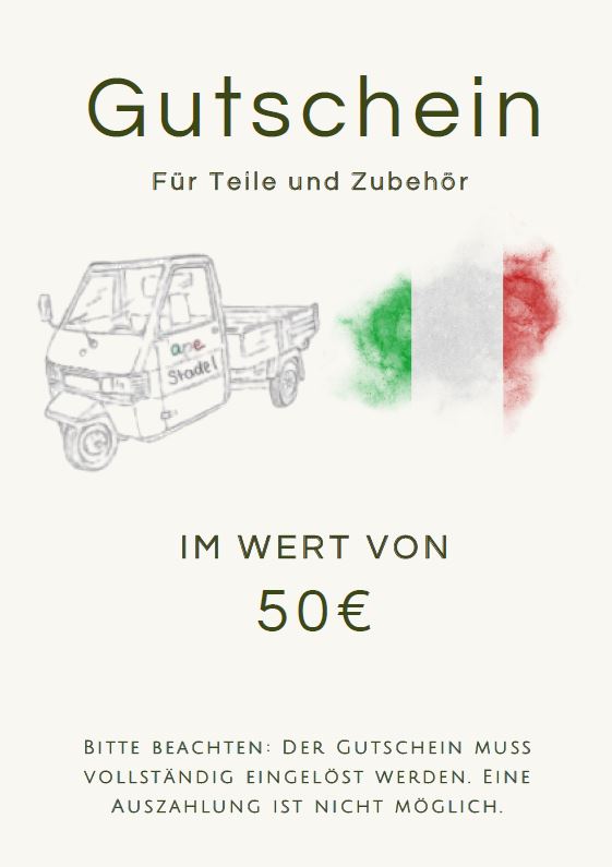 Gutschein Geschenkgutschein 50€