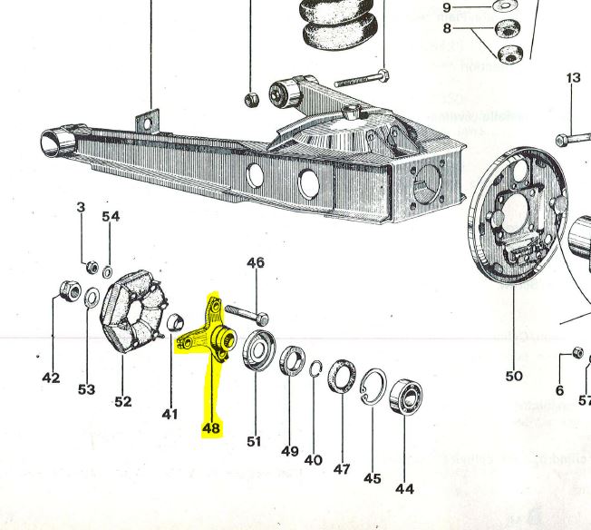 Antriebsstern Kreuzgelenk Radseite M10 Car,P,MP