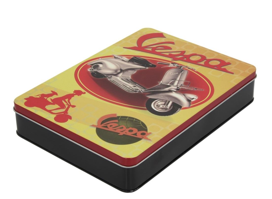 Blechdose gelb Vespa