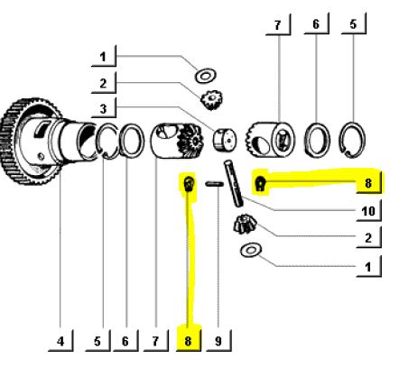 Sicherungsring Differenzialbolzen APE50