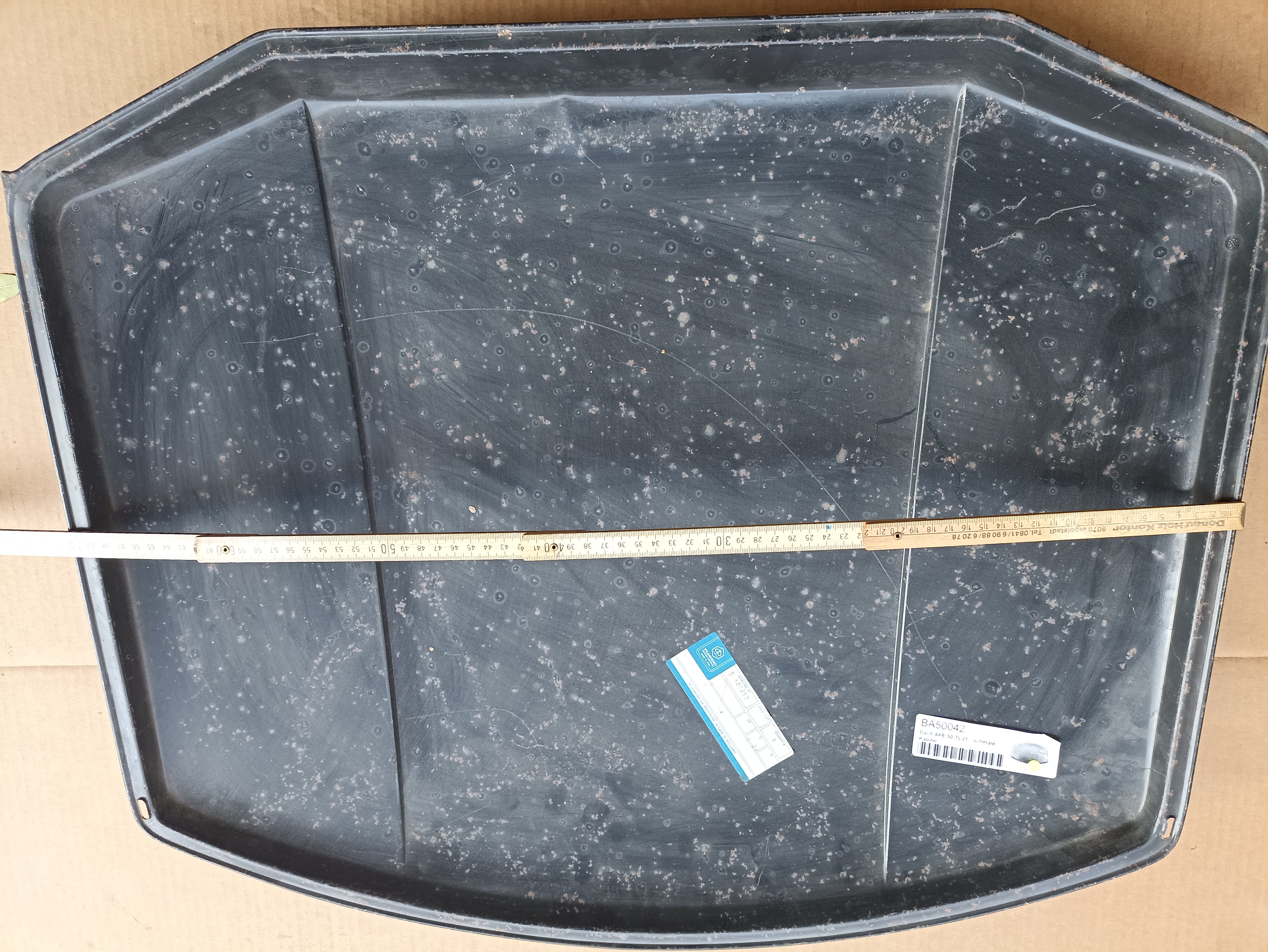 Dachblech, Dach APE50 TL3T (schmale Kabine)