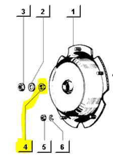 Konus- Ring Hinterrad Bremstrommel APE 50