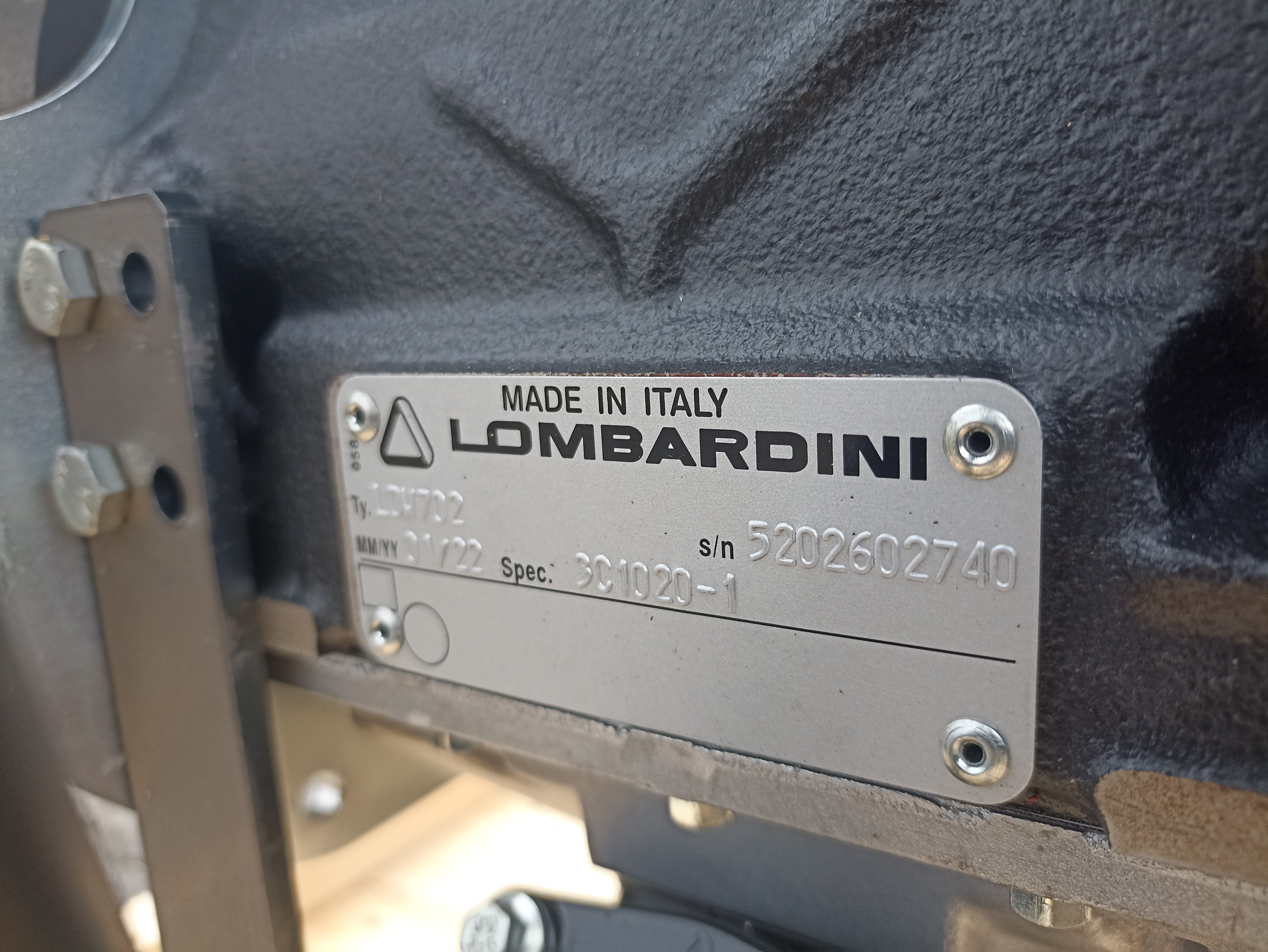 Lombardini LDW702 Diesel Motor Piaggio Quargo 700, 750