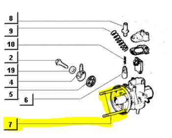 Stiftschraube Vergaser/ Luftfilterkasten APE50