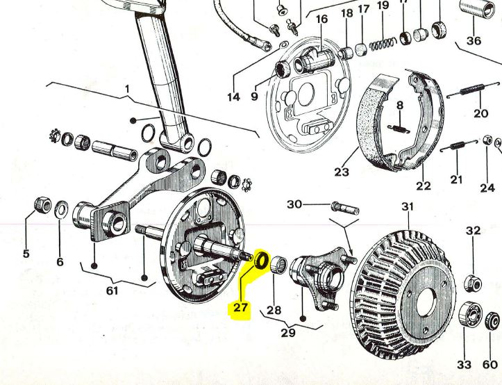 Simmerring Radnabe vorne Car,P,MP,Classic,Calessino